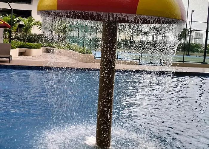 New Cozy Seaview Bali Residences Studio 4Pax Near Jonker